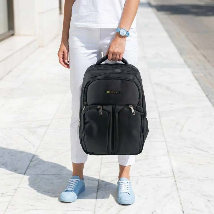 کوله پشتی برزنت اسپرت مناسب مدرسه و دانشگاه با جای لپ تاپ و جیب متعدد