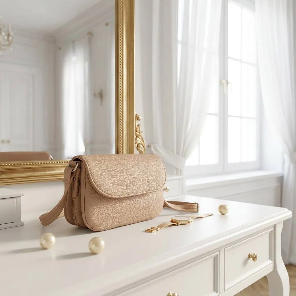 کیف پاسپورتی زنانه چرم مصنوعی روزمره بند بلند