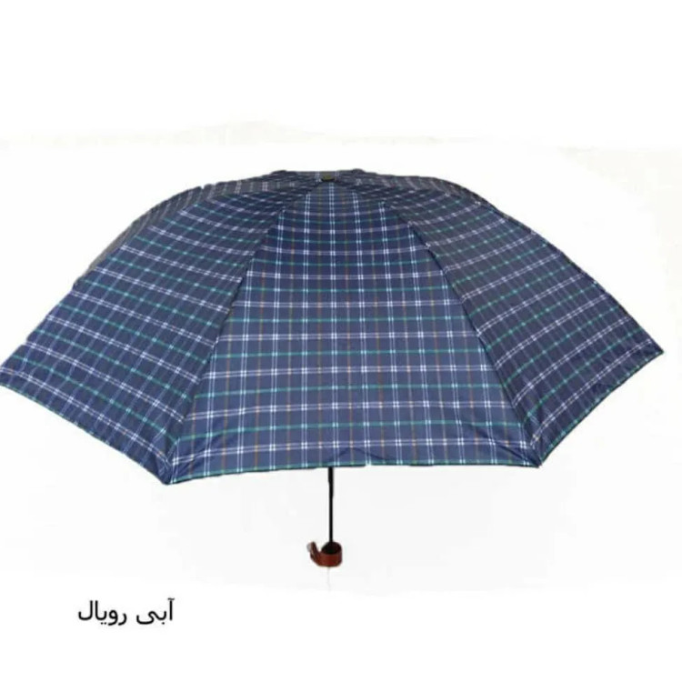 چتر چهار خانه تاشو ضدباد سبک و کمجا پارچه ضد آب مناسب باران و آفتاب زنانه و مردانه
